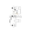 INVENA - Bateria natryskowa NYKS  BN-28-001-S